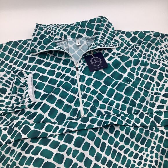 The Bubble Womens‎ Poncho Lefty Hooded Jacket Green Size Medium NWT - Picture 3 of 14